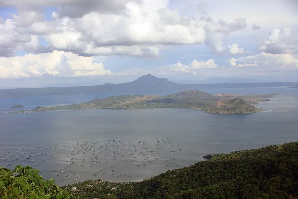 Taal Lake viewed from the Tagaytay ridge